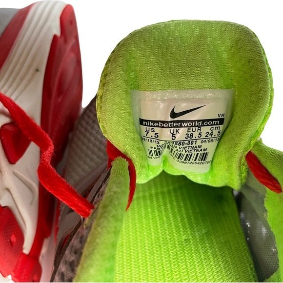 Nike Women’s Dual Fusion Running Sneaker Shoe SZ 7.5 USA  Gray Lime Salmon - Picture 10 of 10